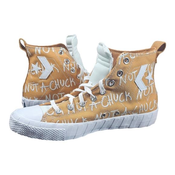 Converse Other - Converse Not A Chuck Untitled3D Hi Golden Tan White Men's SZ 9 Shoes NIB